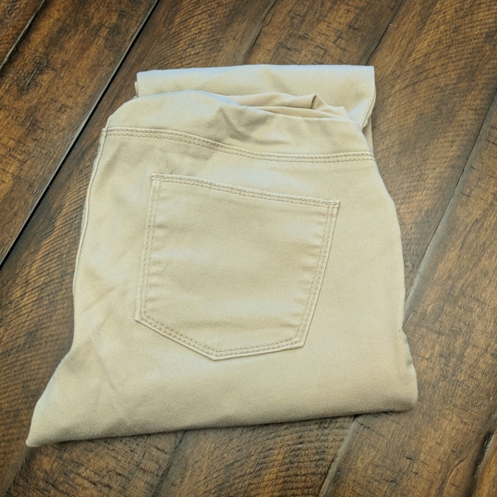 Blue Indigo Maternity Khakis